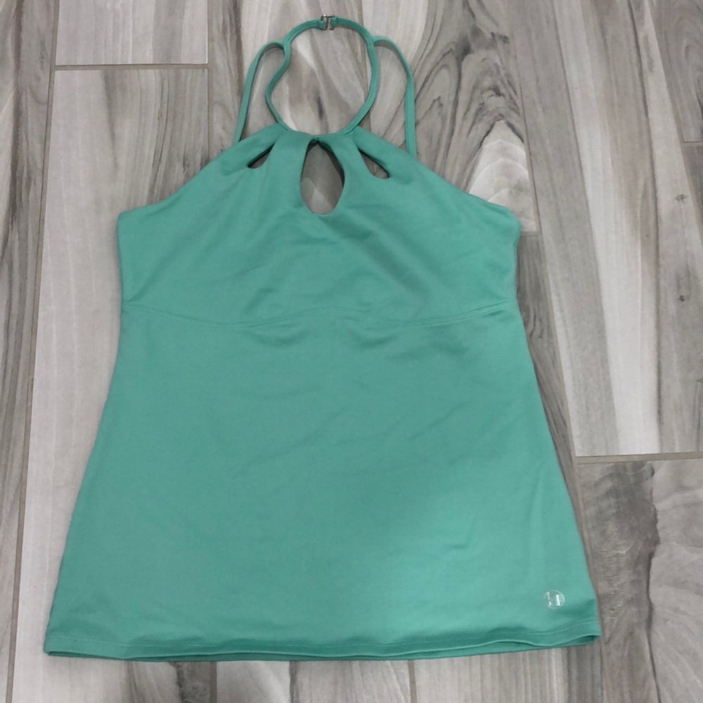 BeUp- Seafoam green halter top